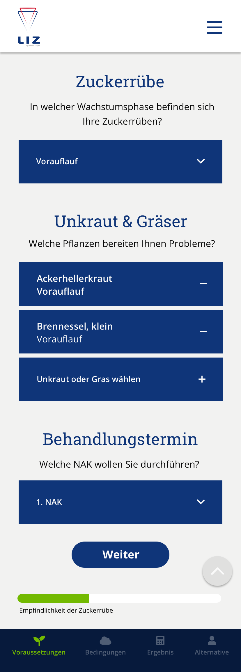 Behandlungstermin Screenshot der App