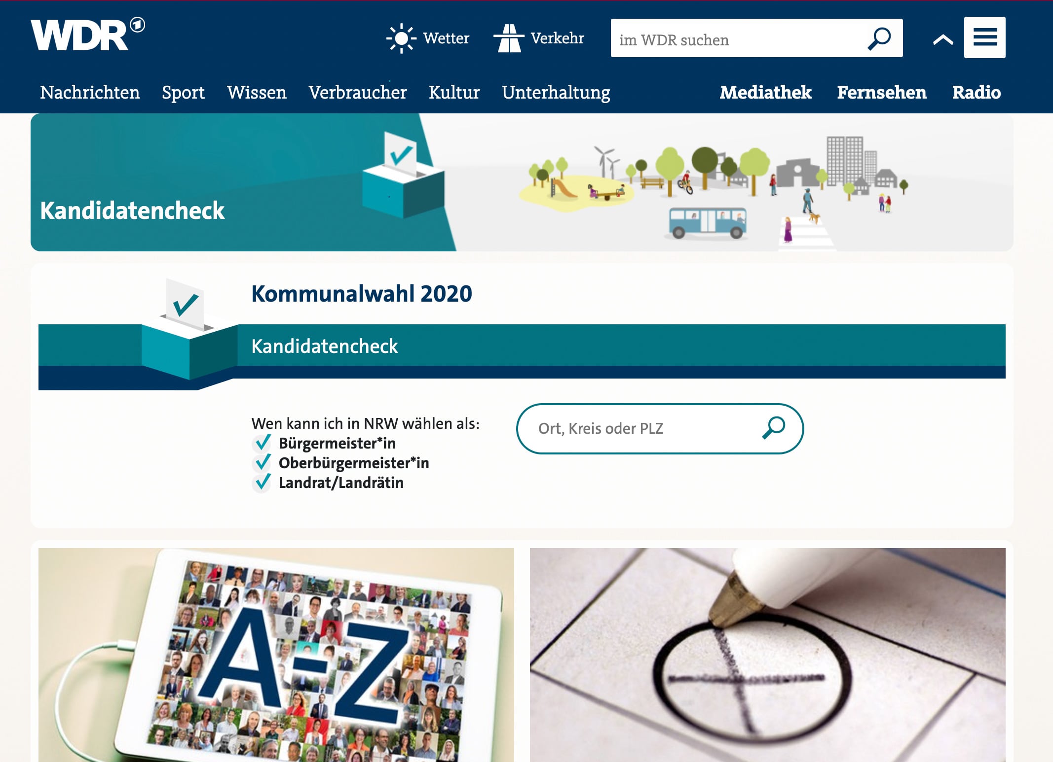 Screenshot dieser Website